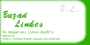 buzad linkes business card